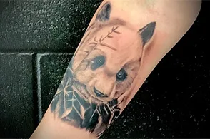 black and grey tattoo