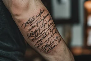 script tattoo