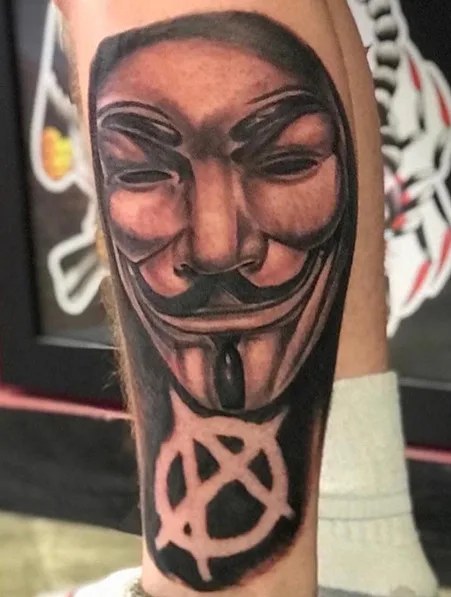 black and grey tattoo